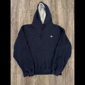 Champion Men's Navy Hoodie